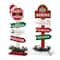 Glitzhome® 16.5" Christmas Sign Table Décor Set